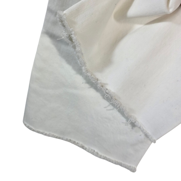 DL1961 Hepburn Wide Leg High Rise Ankle Jeans Eggshell - Picture 6 of 14